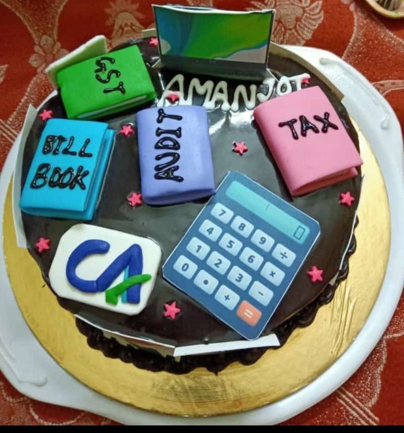 Shetty_Bakers - # Chartered Accountant Theme Cake#Made to... | Facebook