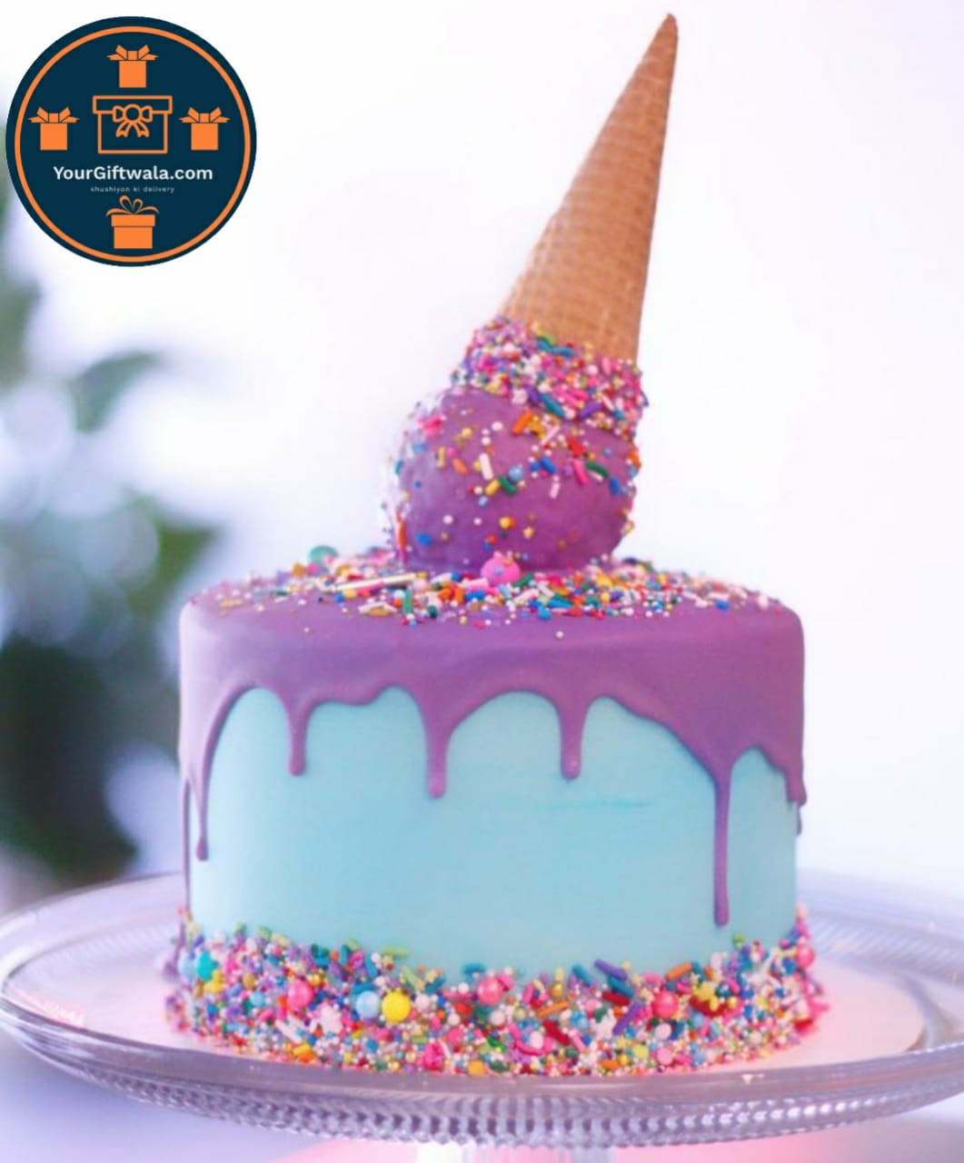Dropped ice cream rainbow cake!! 🍦🍦🍦... - Colours & Crumbs | Facebook