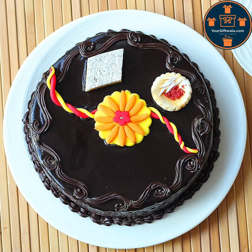 Raksha Bandhan Special Butterscotch Cake - Tasty Treat Cakes